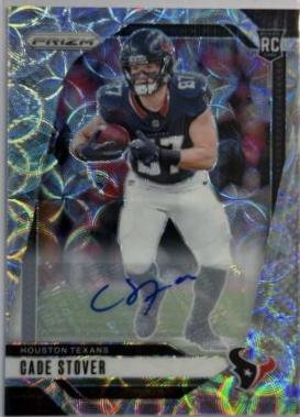 2024 Panini Prizm Autograph Cade Stover [Silver] #318 card
