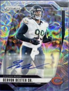 2024 Panini Prizm Autograph Gervon Dexter Sr. [Silver] #54 card