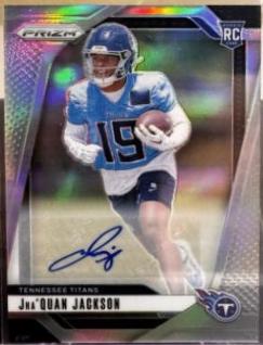2024 Panini Prizm Autograph Jha'Quan Jackson [Silver] #352 card