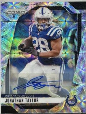 2024 Panini Prizm Autograph Jonathan Taylor [Silver] #121 card
