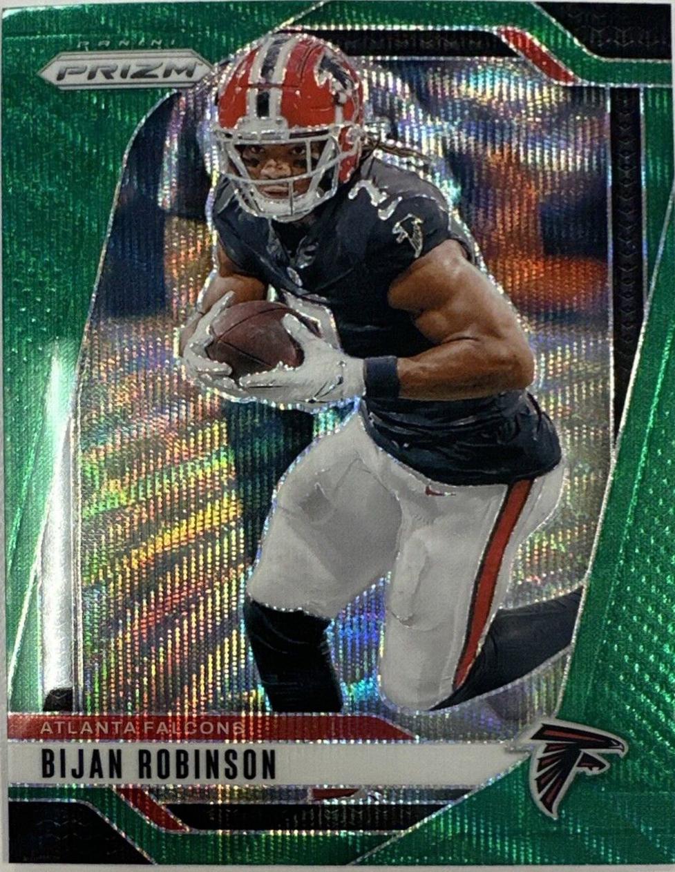 2024 Panini Prizm Bijan Robinson [Green Wave] #11 card