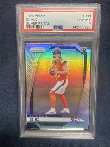 2024 Panini Prizm Bo Nix [Silver] #309 card