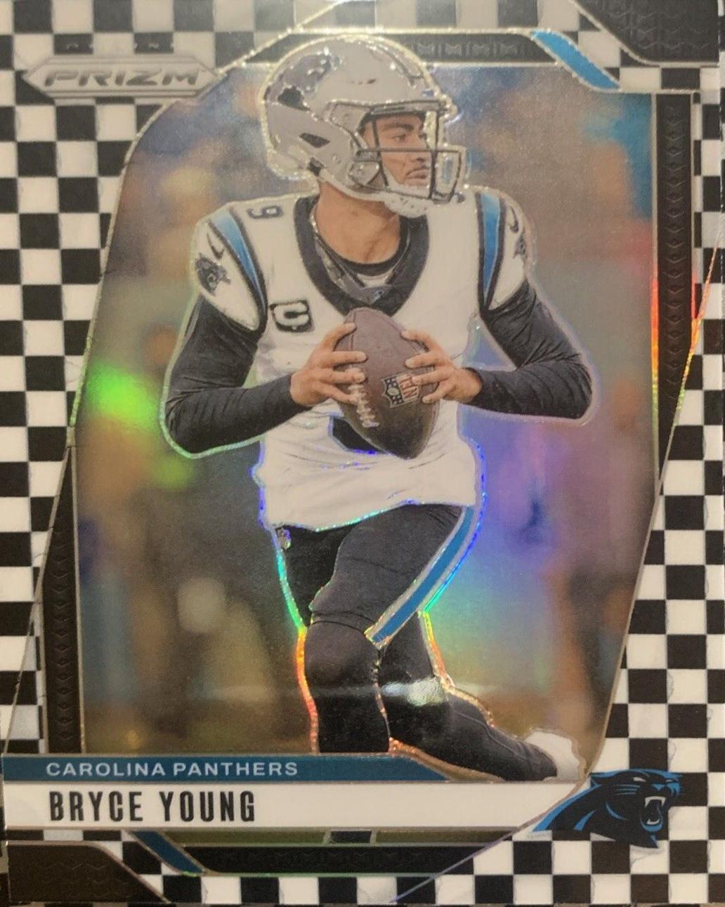 2024 Panini Prizm Bryce Young [Black White Checker] #37 card