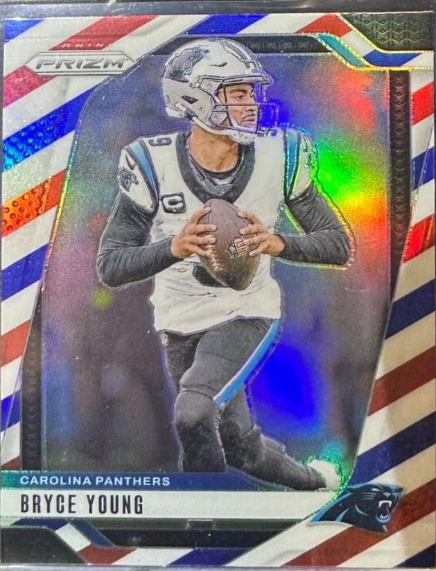 2024 Panini Prizm Bryce Young [Red White Blue] #37 card