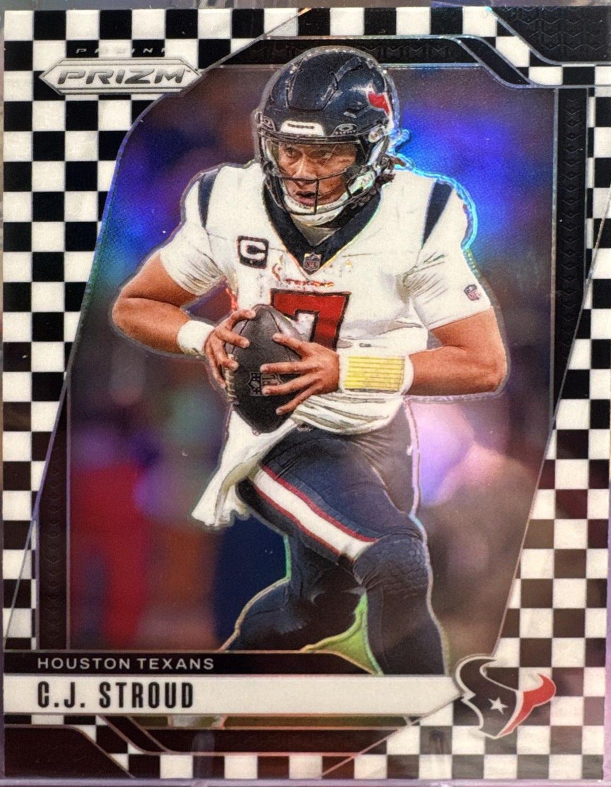 2024 Panini Prizm C.J. Stroud [Black White Checker] #111 card