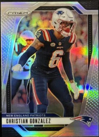 2024 Panini Prizm Christian Gonzalez [Silver] #198 card