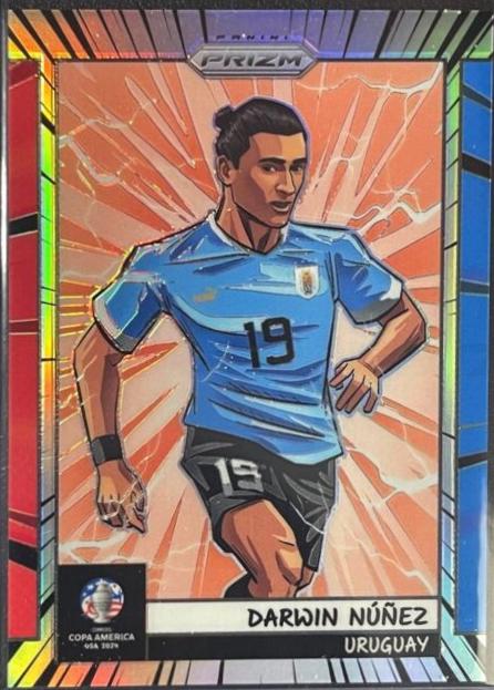 2024 Panini Prizm Copa America Manga Darwin Nunez #14 card