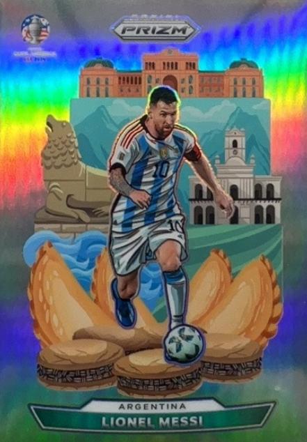 2024 Panini Prizm Copa America National Landmarks Lionel Messi #1 card