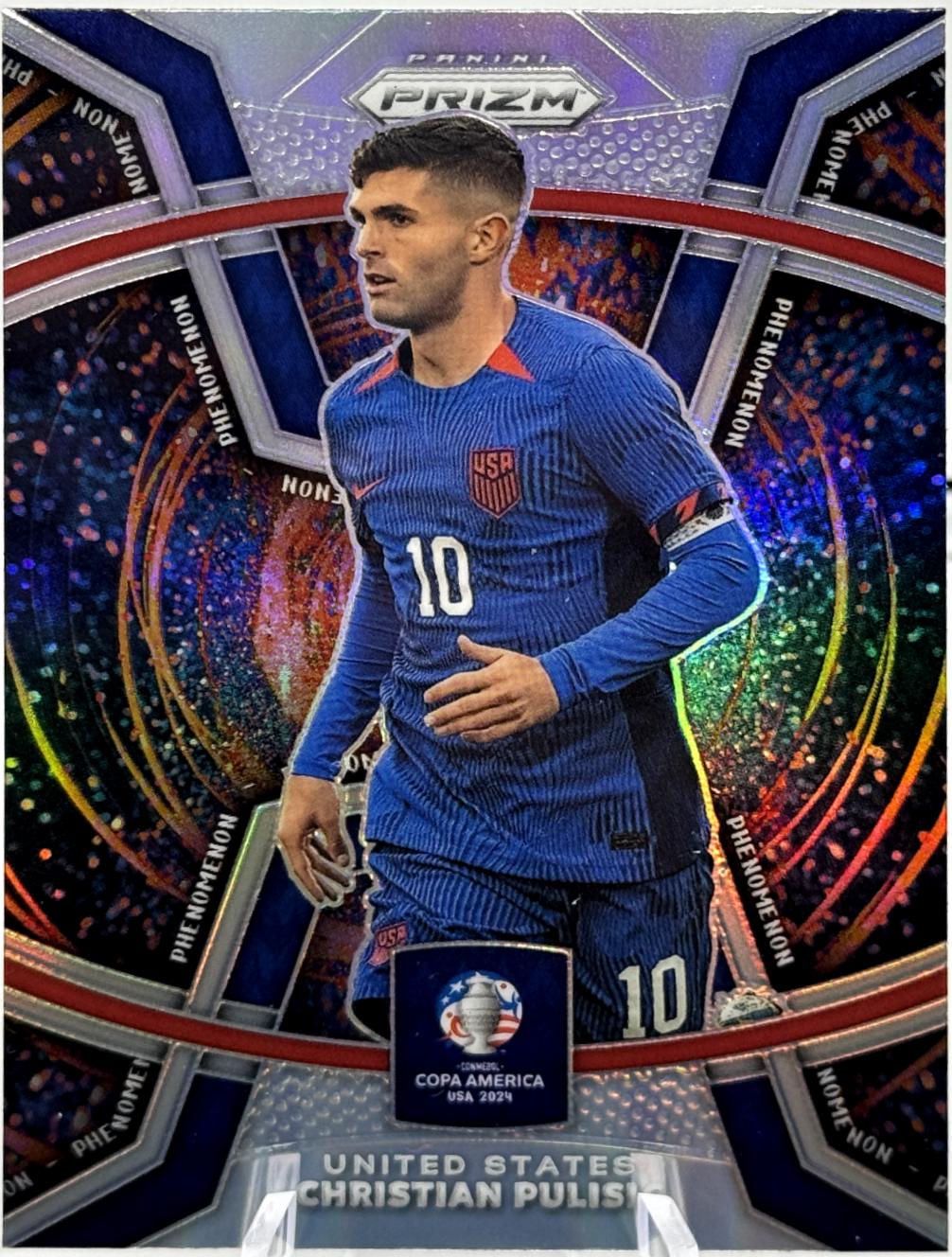 2024 Panini Prizm Copa America Phenomenon Christian Pulisic [Silver] #16 card