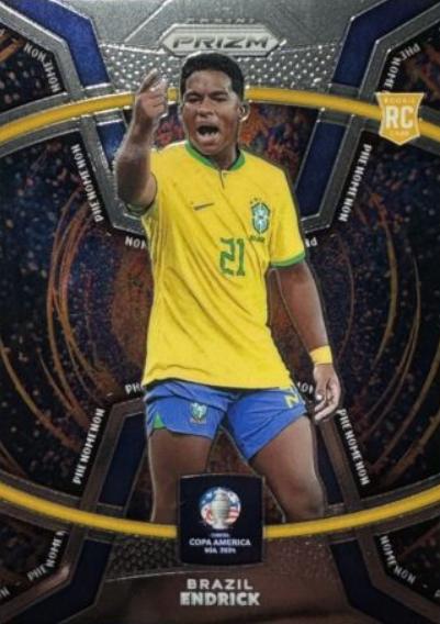 2024 Panini Prizm Copa America Phenomenon Endrick #25 card