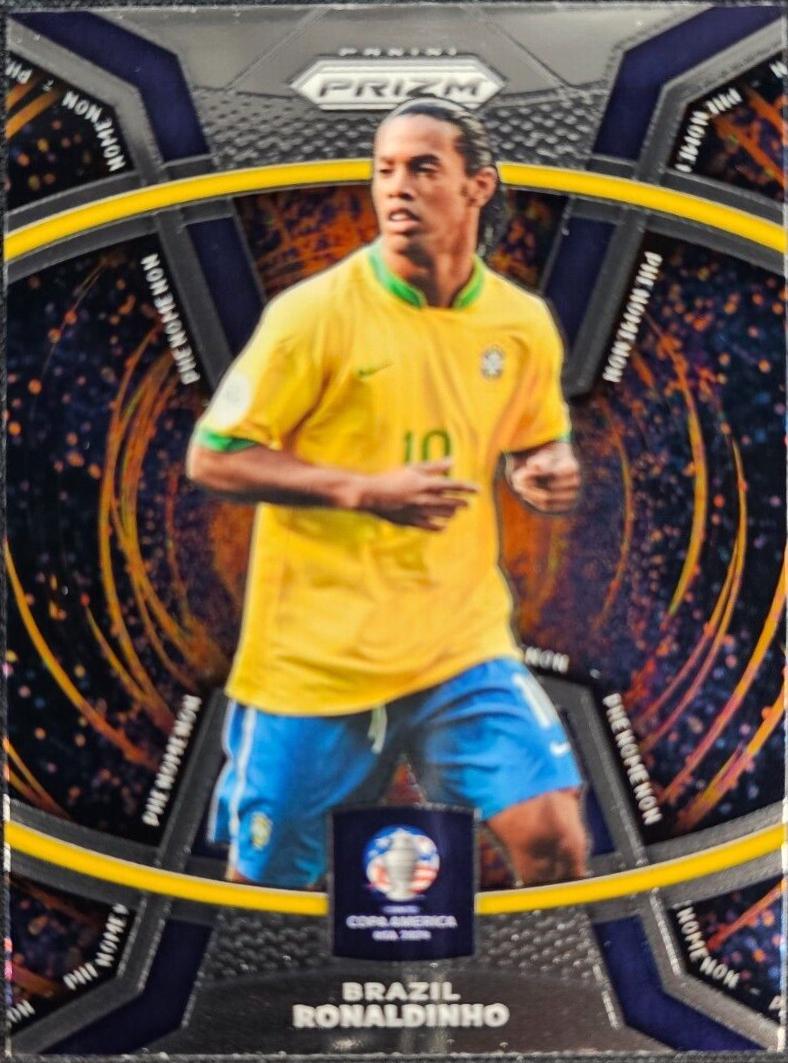 2024 Panini Prizm Copa America Phenomenon Ronaldinho #39 card