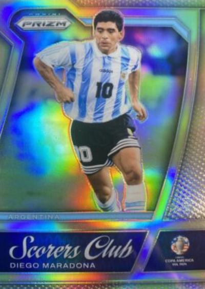 2024 Panini Prizm Copa America Scorers Club Diego Maradona [Silver] #29 card