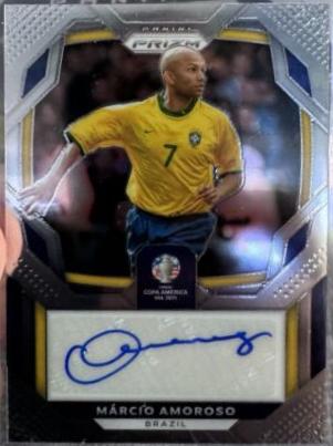 2024 Panini Prizm Copa America Signature Marcio Amoroso #S-MA card