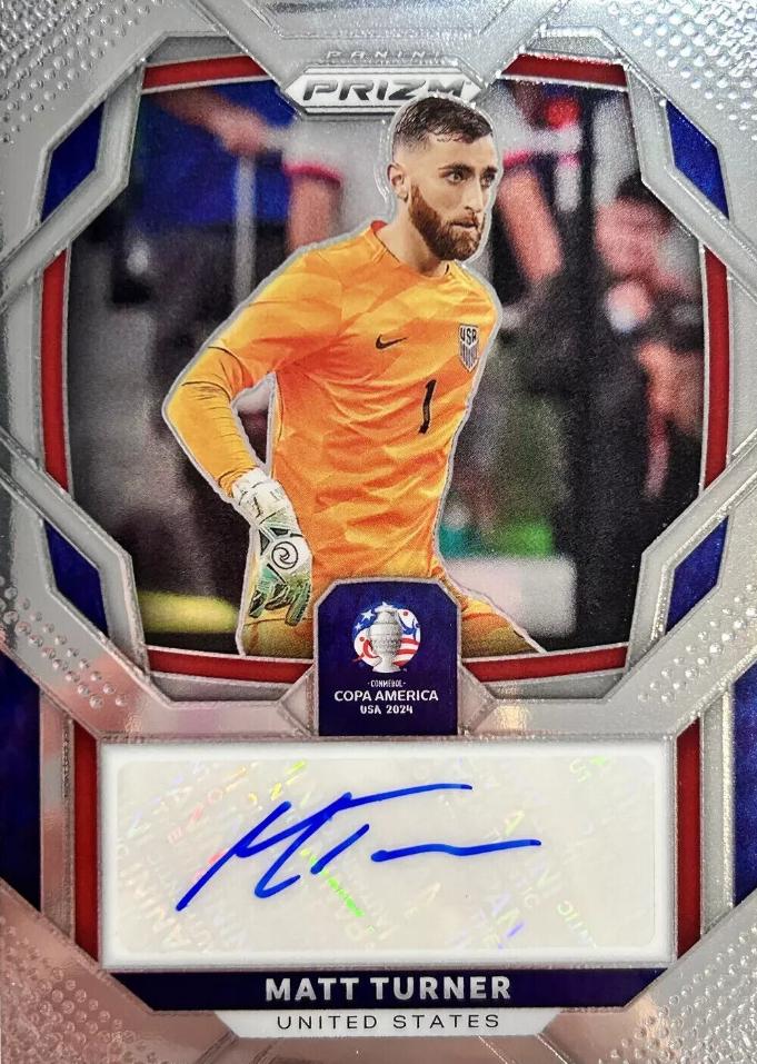 2024 Panini Prizm Copa America Signature Matt Turner #S-MT card