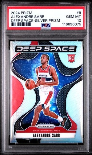 2024 Panini Prizm Deep Space Alexandre Sarr [Silver] #9 card