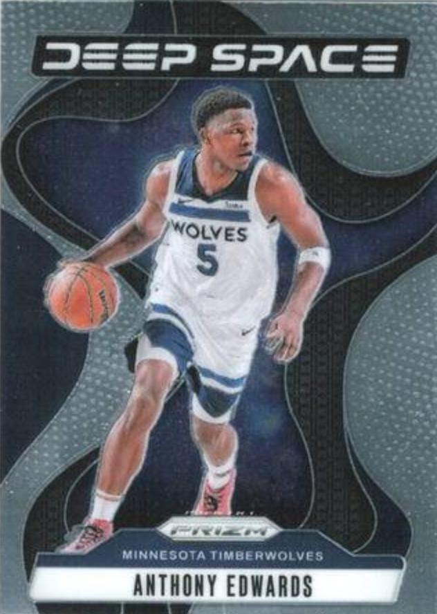 2024 Panini Prizm Deep Space Anthony Edwards #3 card