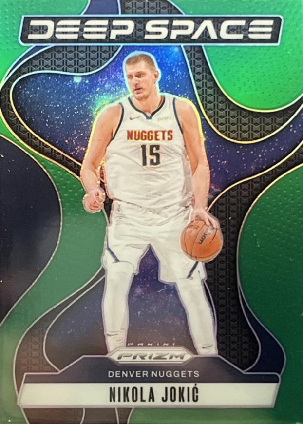 2024 Panini Prizm Deep Space Nikola Jokic [Green] #1 card