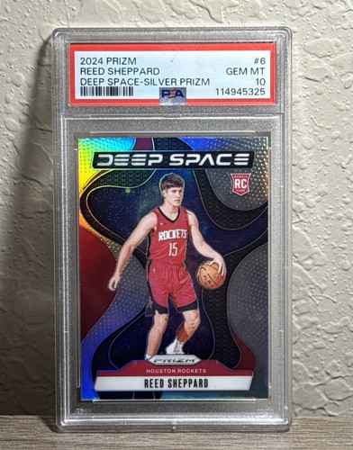 2024 Panini Prizm Deep Space Reed Sheppard [Silver] #6 card
