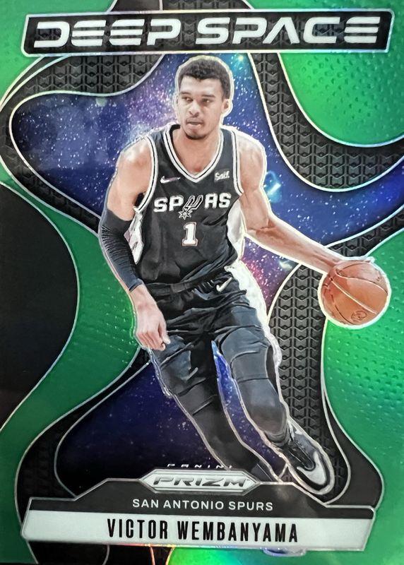 2024 Panini Prizm Deep Space Victor Wembanyama [Green] #2 card