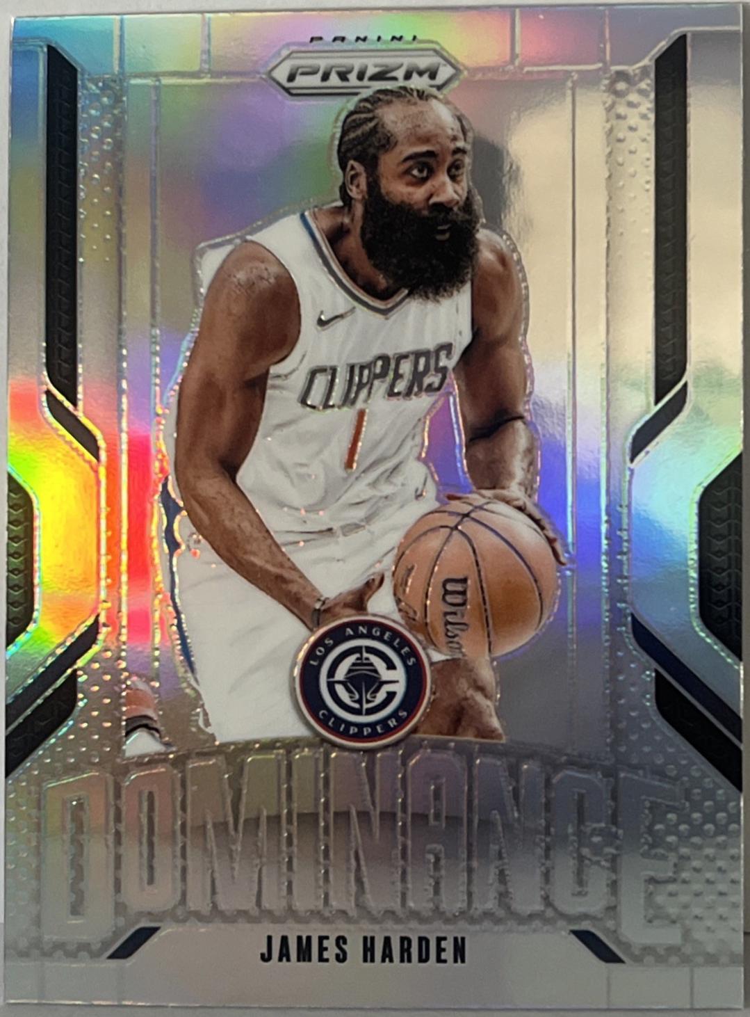 2024 Panini Prizm Dominance James Harden [Silver] #8 card