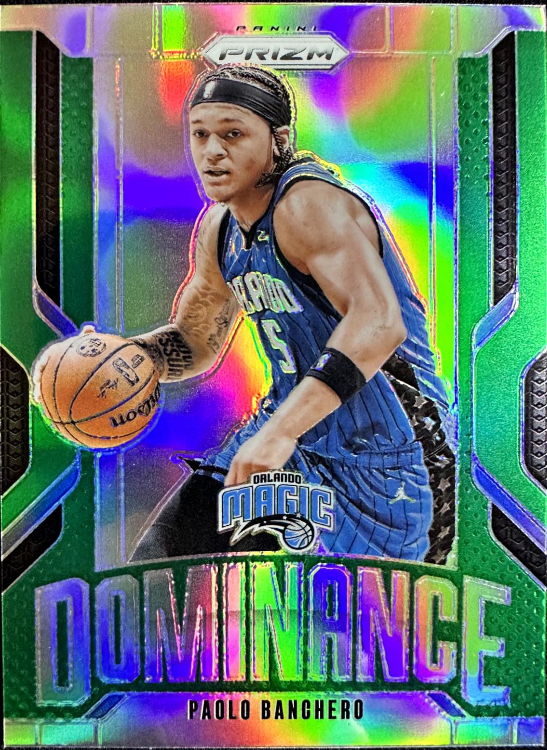 2024 Panini Prizm Dominance Paolo Banchero [Green] #19 card