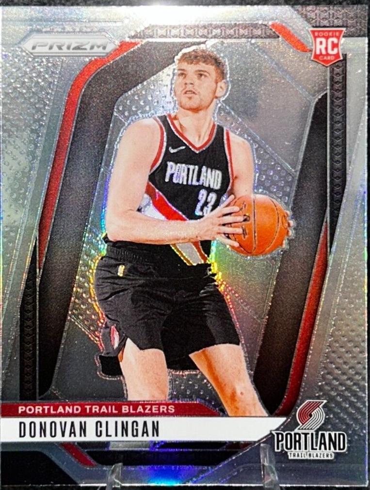 2024 Panini Prizm Donovan Clingan [Silver] #221 card