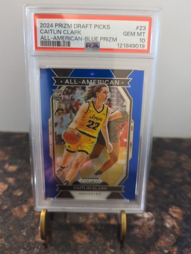 2024 Panini Prizm Draft Picks All-American Caitlin Clark [Blue] #23 card