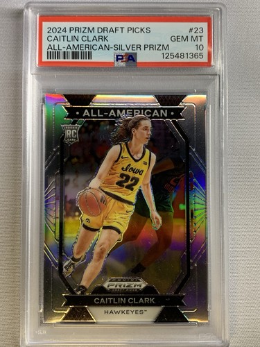 2024 Panini Prizm Draft Picks All-American Caitlin Clark [Silver] #23 card