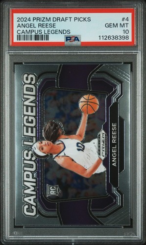 2024 Panini Prizm Draft Picks Campus Legends Angel Reese #4 card