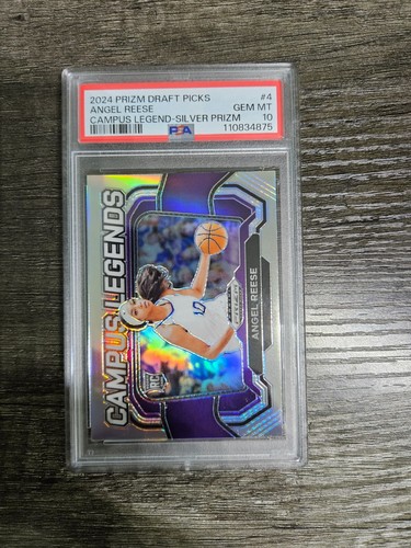 2024 Panini Prizm Draft Picks Campus Legends Angel Reese [Silver] #4 card