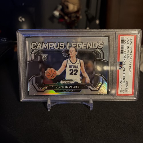 2024 Panini Prizm Draft Picks Campus Legends Caitlin Clark [Silver] #5 card