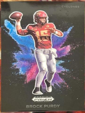 2024 Panini Prizm Draft Picks Color Blast Brock Purdy [Black] #CB-31 card