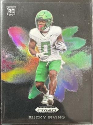 2024 Panini Prizm Draft Picks Color Blast Bucky Irving #CB-23 card