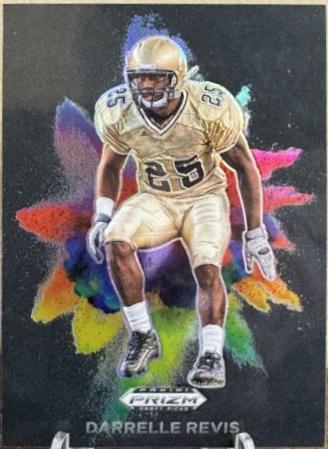 2024 Panini Prizm Draft Picks Color Blast Darrelle Revis [Black] #CB-27 card