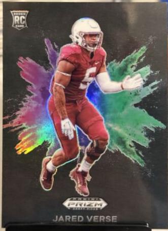 2024 Panini Prizm Draft Picks Color Blast Jared Verse [Black] #CB-25 card