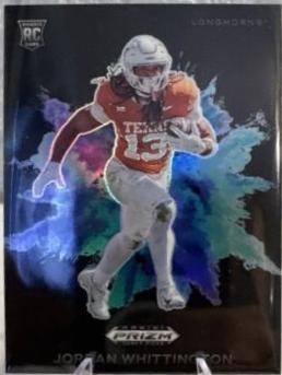 2024 Panini Prizm Draft Picks Color Blast Jordan Whittington [Black] #CB-22 card