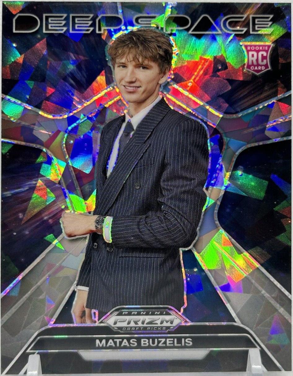 2024 Panini Prizm Draft Picks Deep Space Matas Buzelis [Silver] #7 card