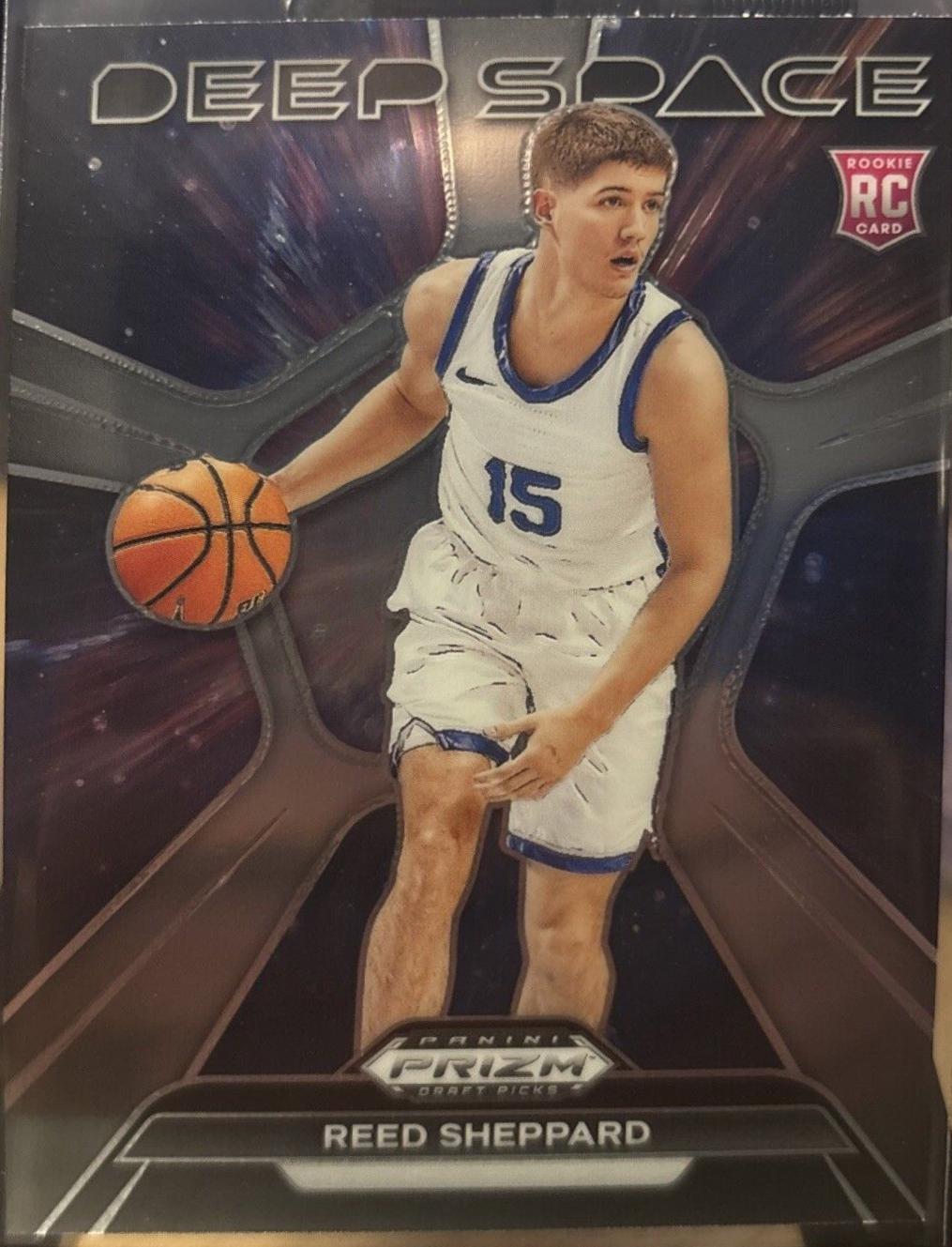 2024 Panini Prizm Draft Picks Deep Space Reed Sheppard #2 card