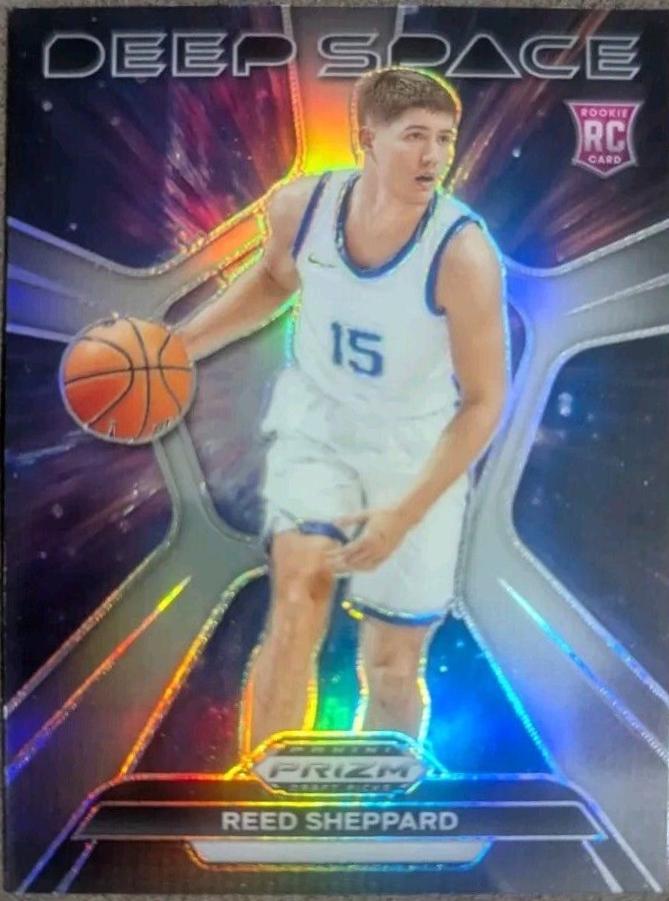 2024 Panini Prizm Draft Picks Deep Space Reed Sheppard [Silver] #2 card