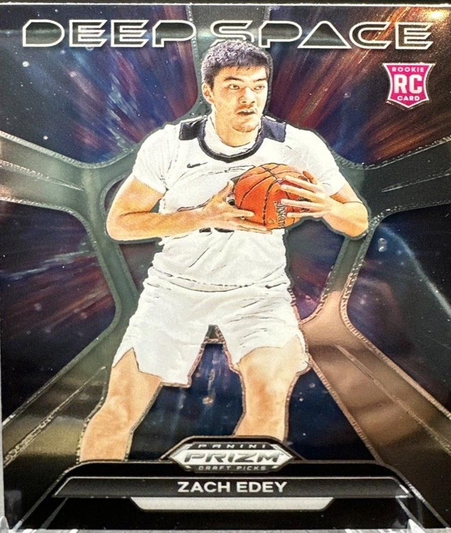 2024 Panini Prizm Draft Picks Deep Space Zach Edey #4 card