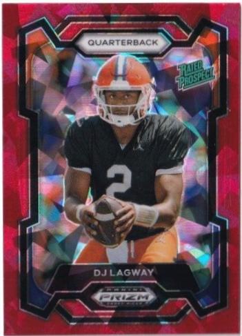 2024 Panini Prizm Draft Picks DJ Lagway [Red Ice] #182 card