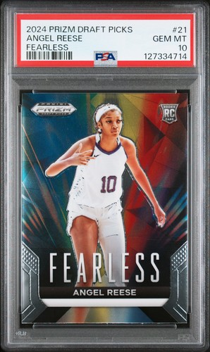 2024 Panini Prizm Draft Picks Fearless Angel Reese #21 card