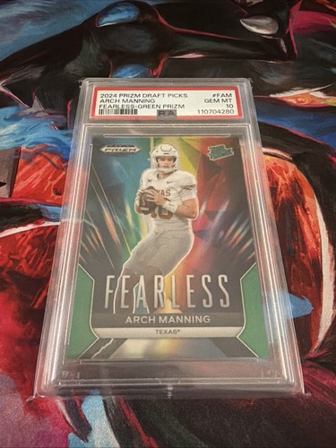 2024 Panini Prizm Draft Picks Fearless Arch Manning [Green] #F-AM card