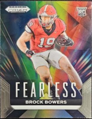2024 Panini Prizm Draft Picks Fearless Brock Bowers #F-BB card