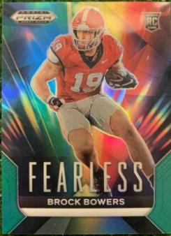 2024 Panini Prizm Draft Picks Fearless Brock Bowers [Green] #F-BB card