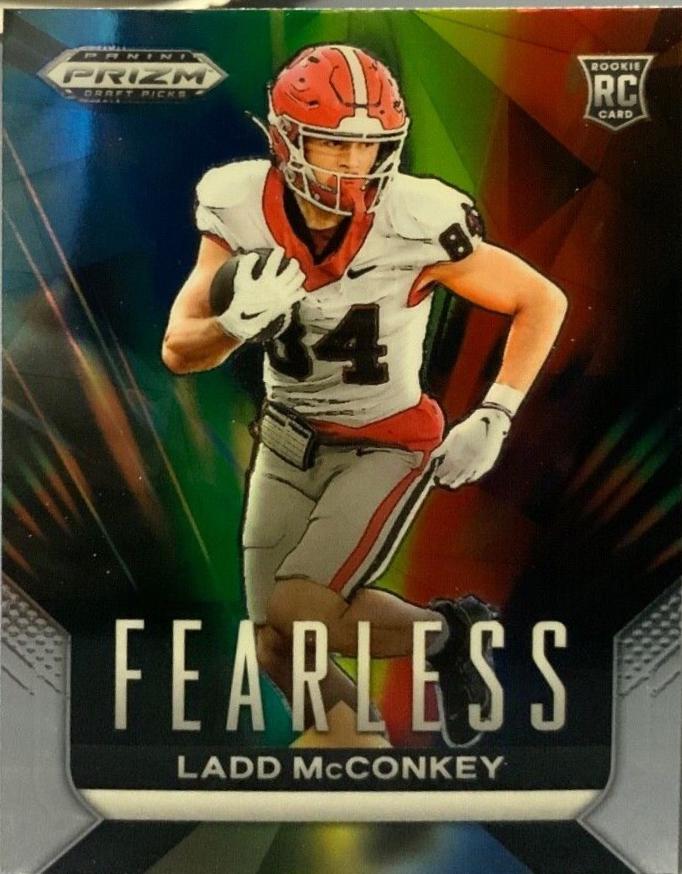 2024 Panini Prizm Draft Picks Fearless Ladd McConkey #F-LM card
