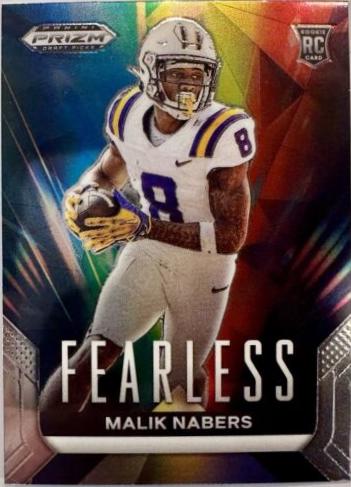 2024 Panini Prizm Draft Picks Fearless Malik Nabers #F-MN card