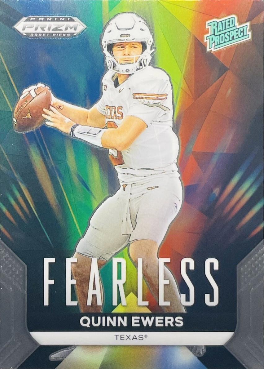 2024 Panini Prizm Draft Picks Fearless Quinn Ewers #F-QE card