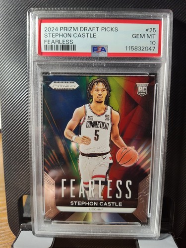 2024 Panini Prizm Draft Picks Fearless Stephon Castle #25 card