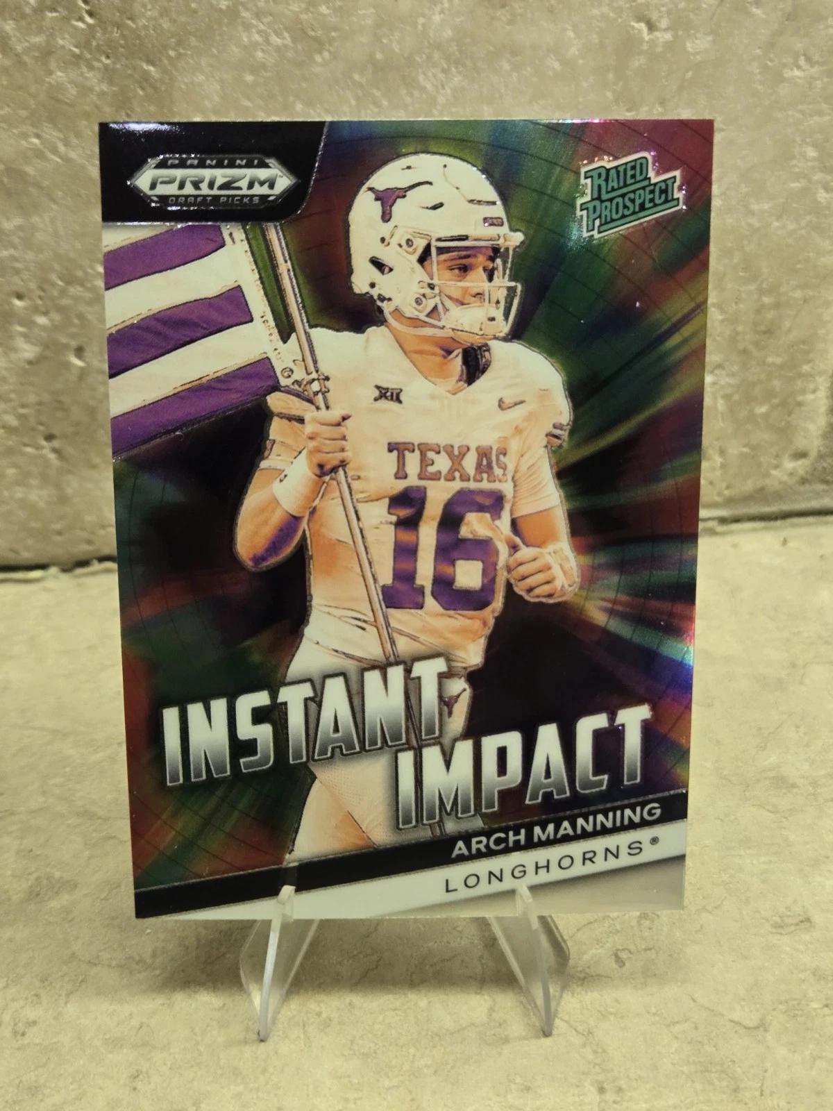 2024 Panini Prizm Draft Picks Instant Impact Arch Manning #II-AM card